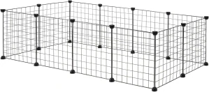 EUGAD ohrádka pro králíčky pro štěně 145x75x35cm, kotě