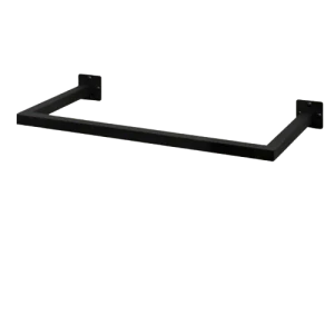 eSituro šatní tyč montáž na stěnu 64 x 6,5 x 30 cm