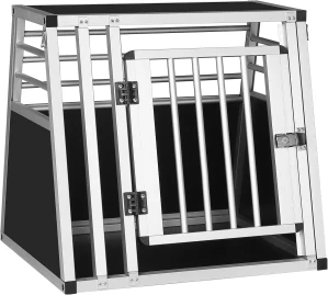 Hliníkový přepravní box pro psy Š 60 x V 55 x H 50 cm