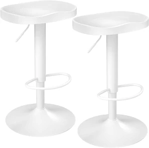 Sada 2 kuchyňských židlí WOLTU, barové židle z masivního dřeva