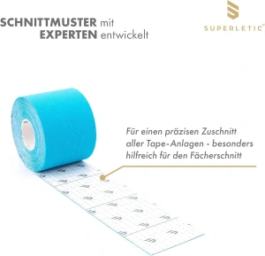 Tejpovací páska SUPERLETIC Essential 5 m × 5 cm modra.