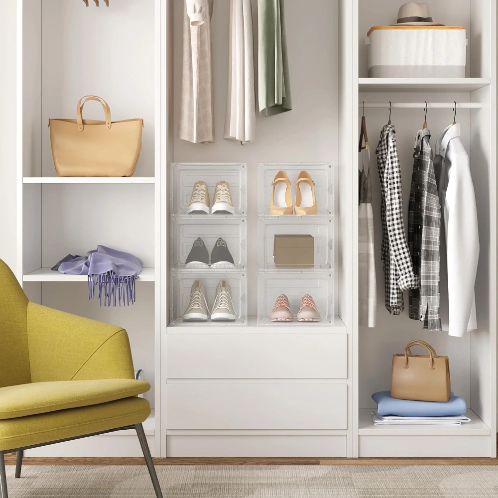 Botníky WOLTU, sada 3 stohovatelných botníků