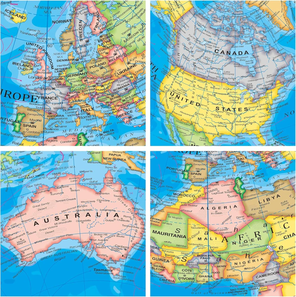 Exerz 25cm Světová zeměkoule Vzdělávací