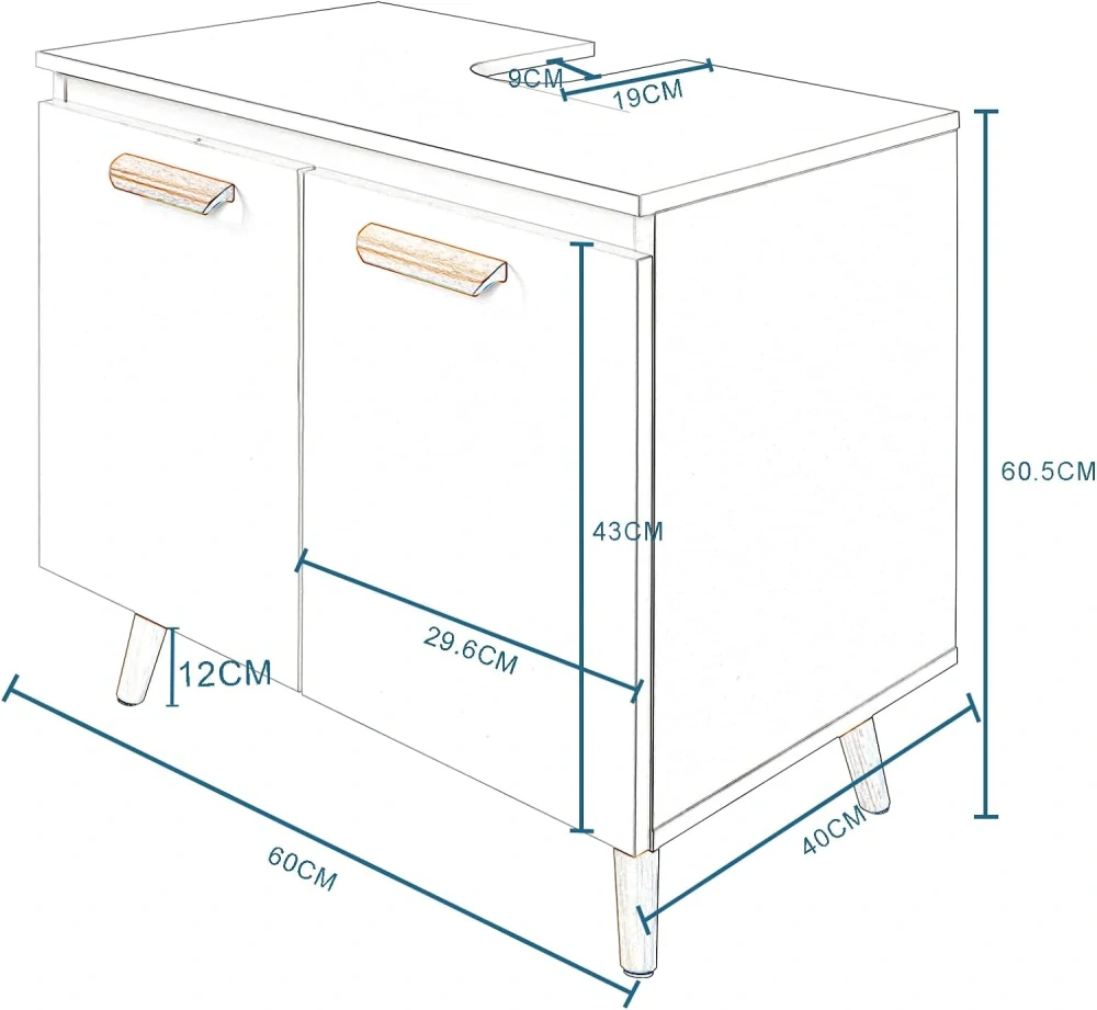 Koupelnová skříňka pod umyvadlo