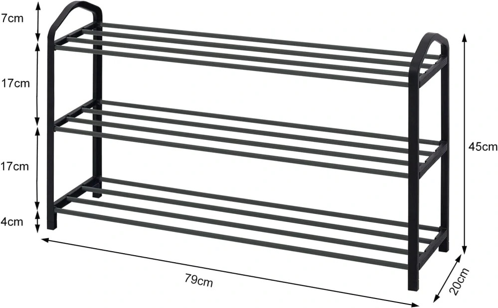 WOLTU 3vrstvý stojan na boty 
