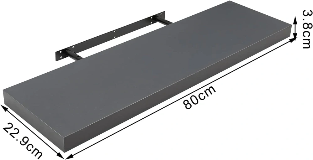 WOLTU RG9318dgr Nástěnná 80cm tmavě šedá 