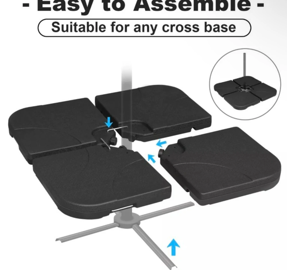 Stojan na deštníky 4dílný