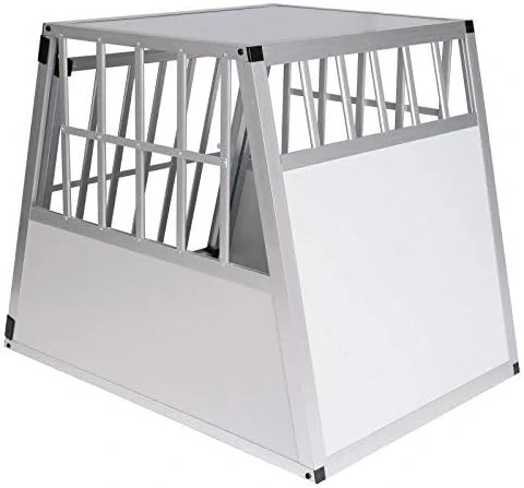 Eugad 0048HT hliníkový přepravní box pro psy, cestovní box, autobox pro velké psy