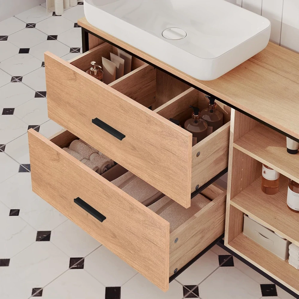 EUGAD skříňka pod umyvadlo, 90x60x30 cm