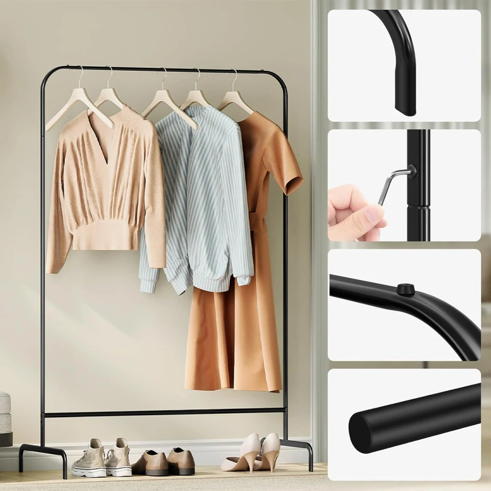 Věšák na šaty, Oblečení 46 H x 99 Š x 152 V