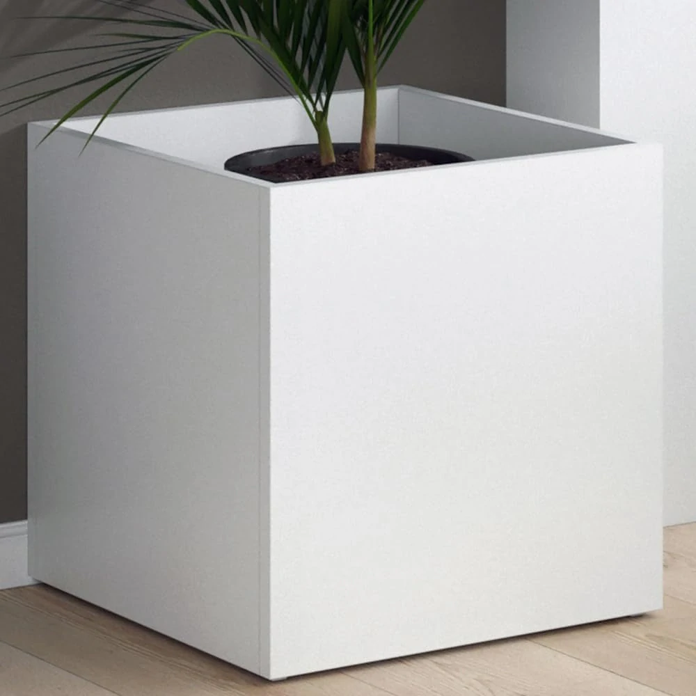 Vicco Truhlík na květiny Ruben, bílý, 40 x 41 cm