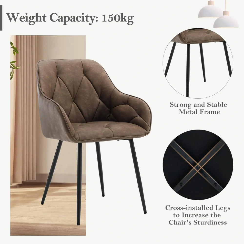 Jídelní židle WOLTU, sada 1 ks, do kuchyně, obývacího pokoje, ložnice