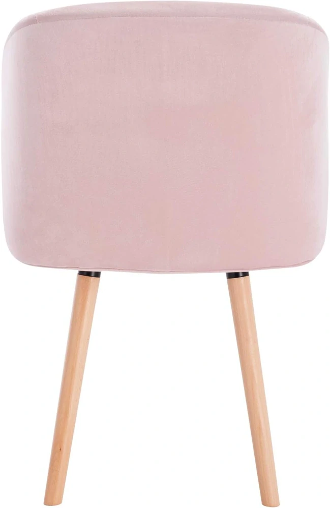 Jídelní židle WOLTU, sada 1 ks, sametové čalounění, ergonomické s opěradlem a područkami 