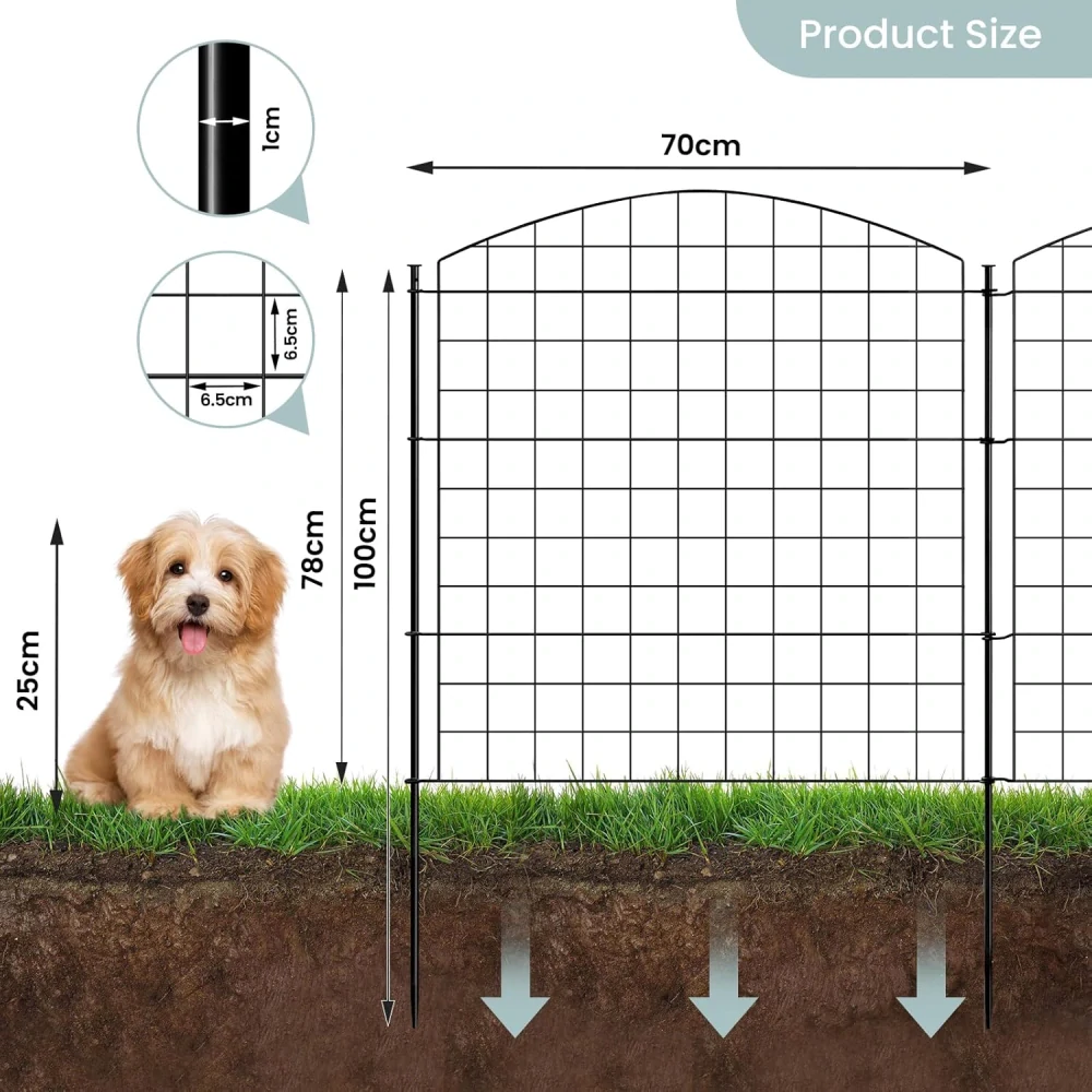 WOLTU jezírkový plot, zahradní plot