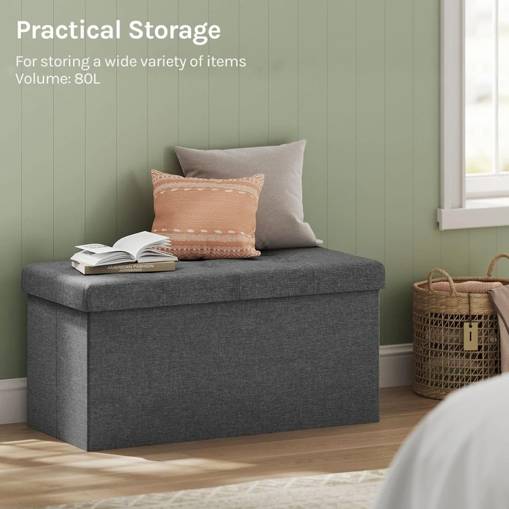 WOLTU SH10dgr-1 Skládací úložný stol 76 x 37,5 x 38 cmek 