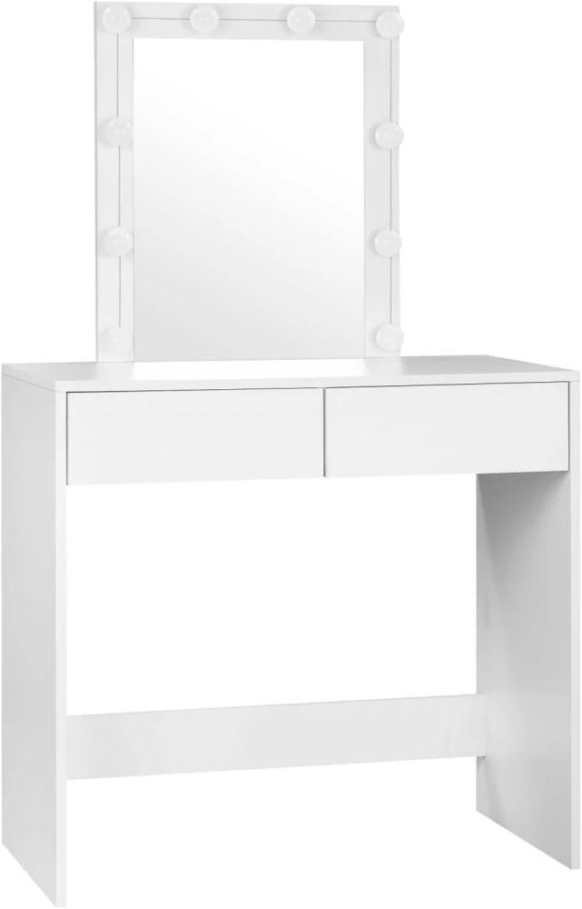 Toaletní stolek WOLTU s LED osvětlením a zrcadlem 80x39,5x132,5 cm