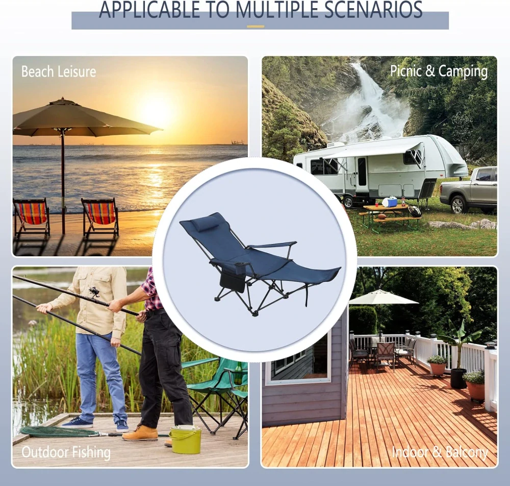 Skládací kempingová židle WOLTU