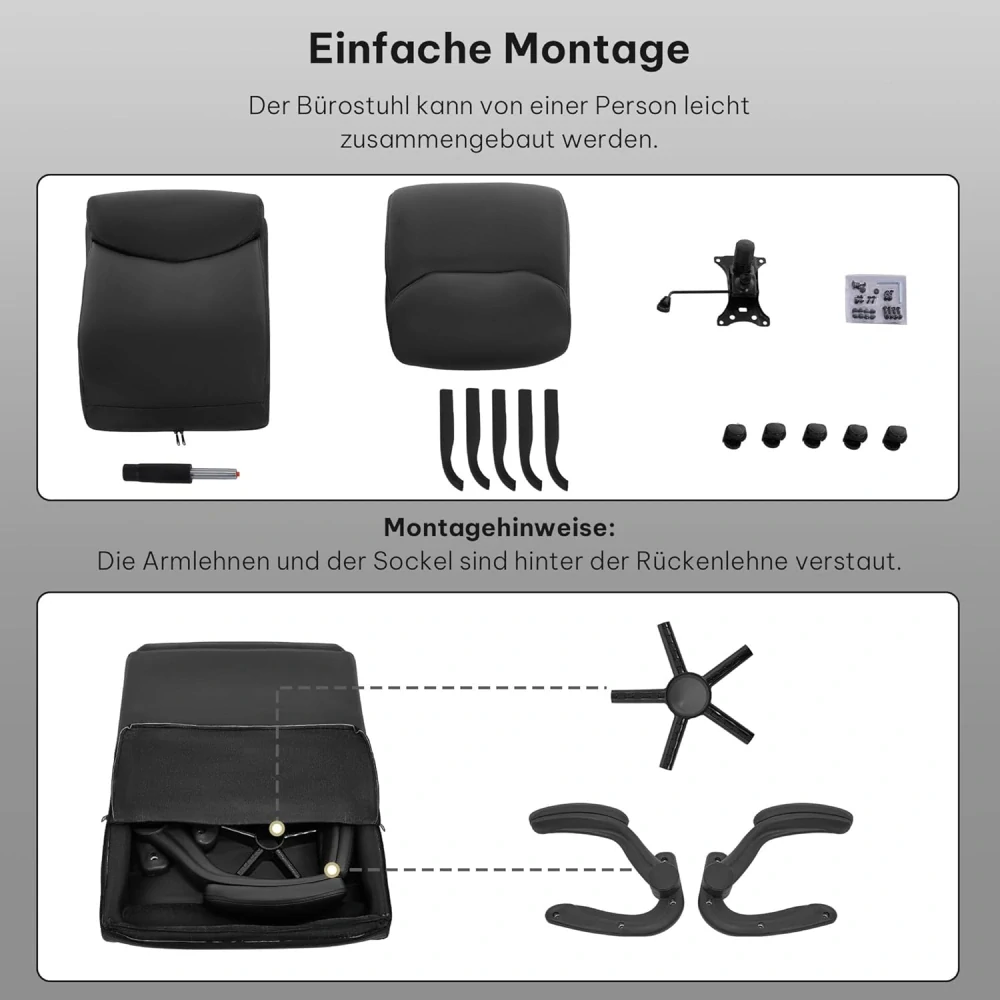 Kancelářská židle, ergonomická počítačová židle